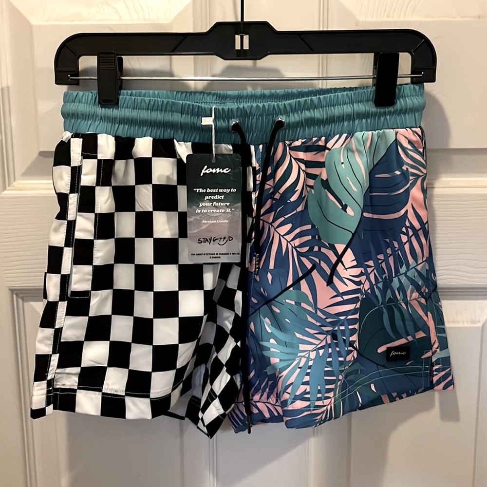 Frame Of Mind Venice Beach Split board shorts NWT